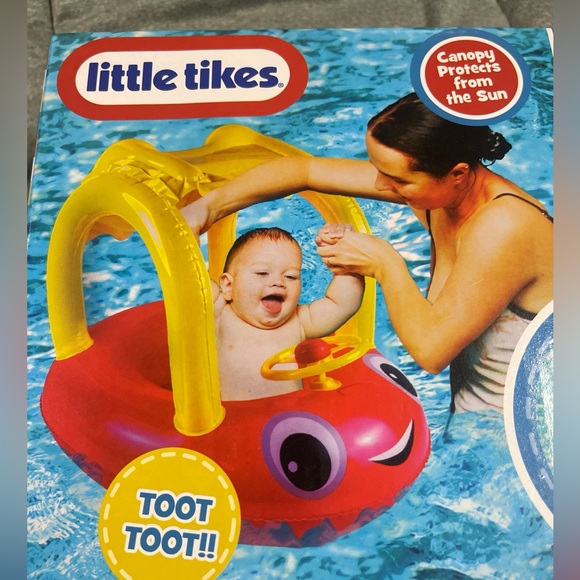 NIB little tikes baby boat w/ canopy - Picture 5 of 6